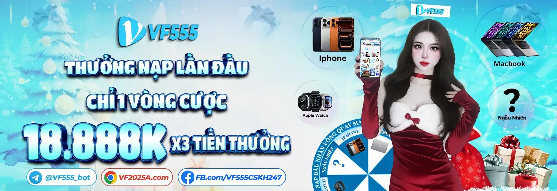 thưởng nạp đầu tại vf555 con tặng 18.888k